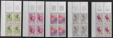 1968 Timbre France  jeux olympique d hiver série du N° 1543 a 1541 bloc de 4 **
