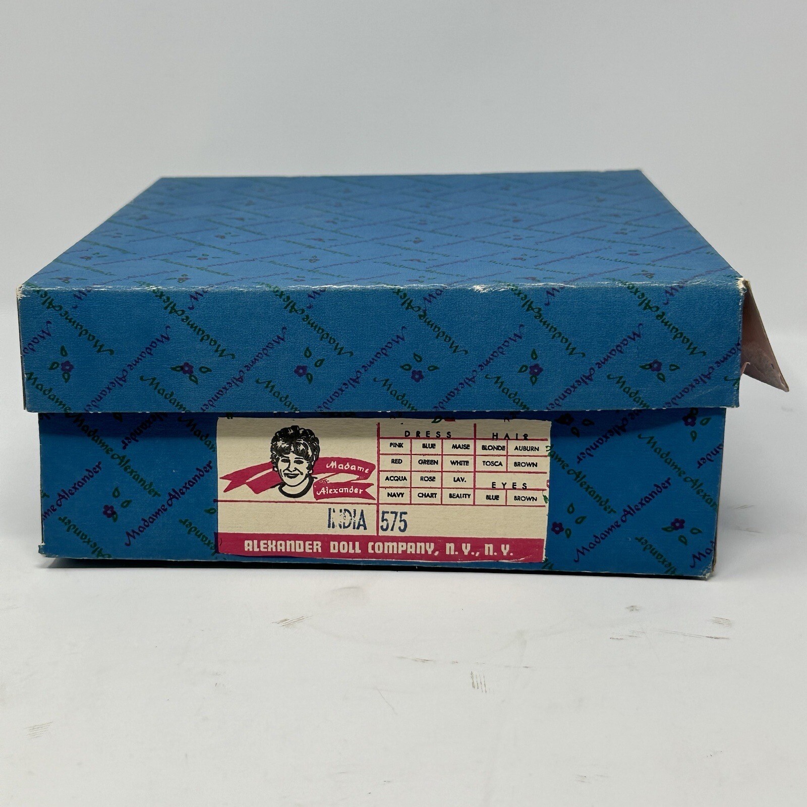Madame Alexander 8 Inch Doll International India and Box 575
