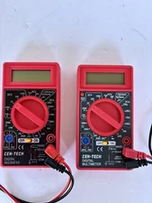 CEN-TECH DIGITAL MULTIMETER Lot Of 2