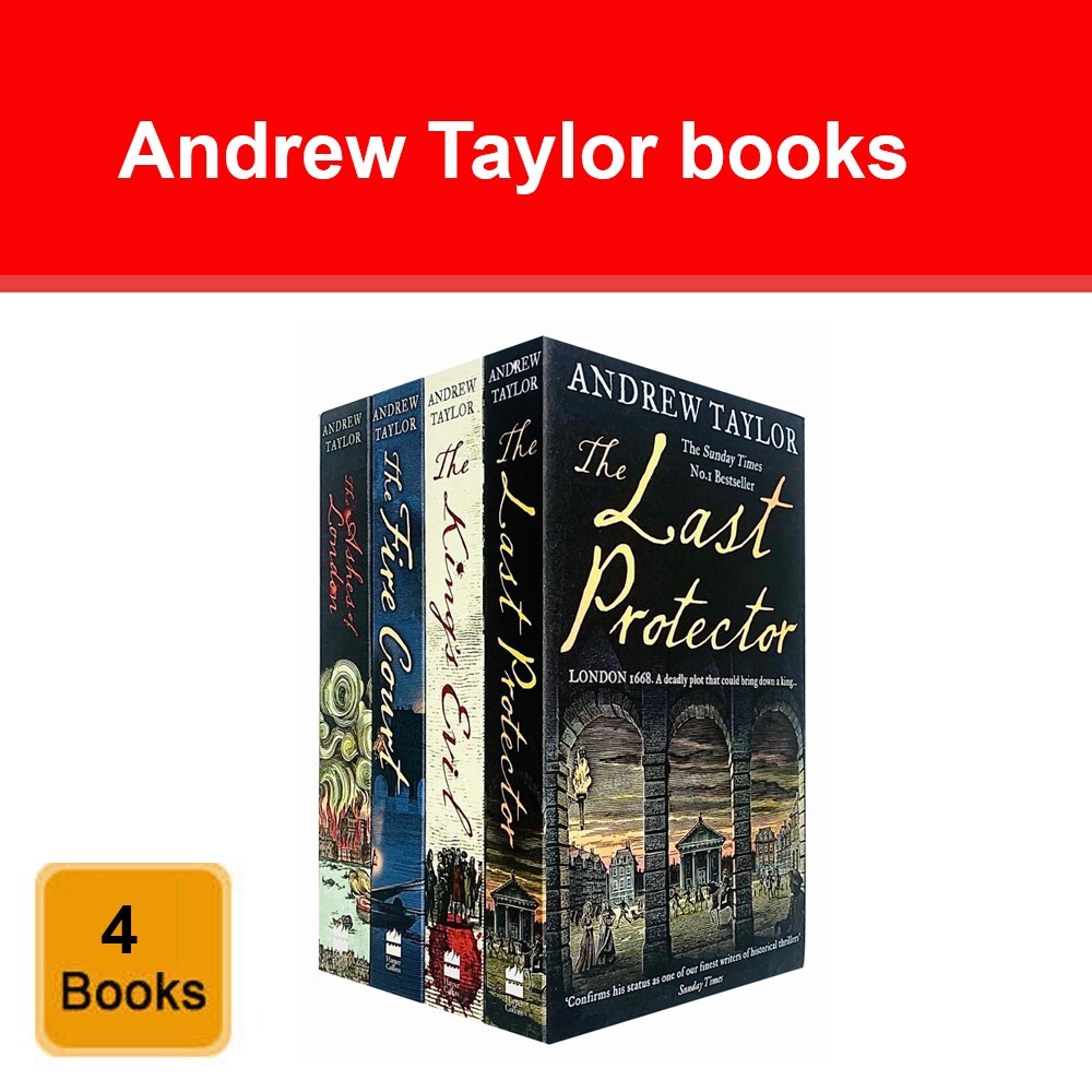 James Marwood & Cat Lovett Series 4 Books Collection Set by Andrew Taylor Pack