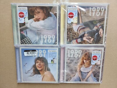 Taylor Swift 1989 Album Taylor's Versions 4 Pack CD Collection Set Cracked Cases