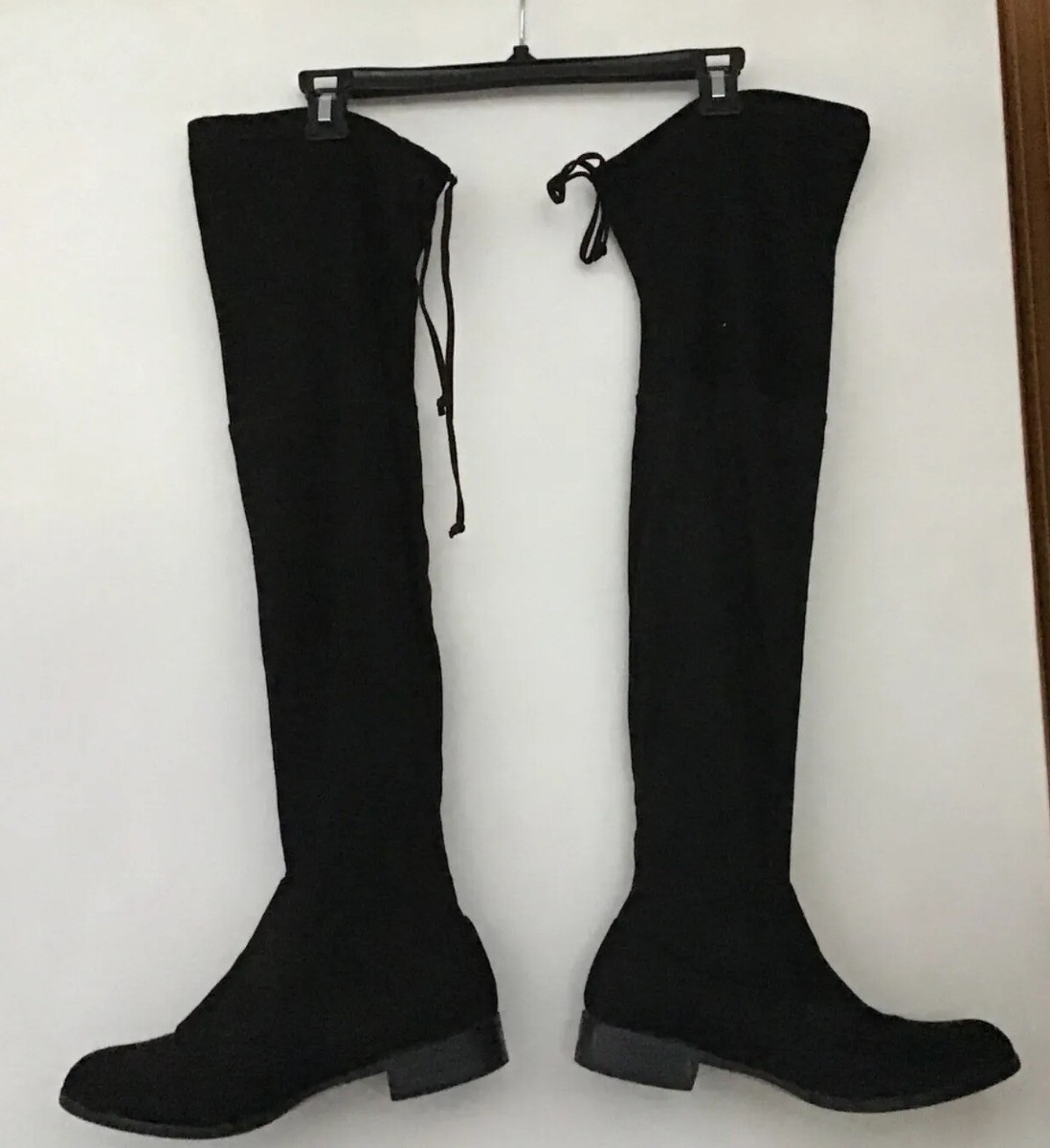 Catherine Malandrino Women's Black Over The Knee Boots Size 9M Zipper $100+