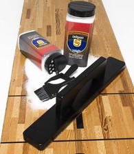 Shuffleboard Sand with Shuffleboard Brush - Shuffleboard Wax Set for Shuffleb...