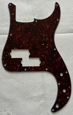 Custom For Fender US Standard Precision Bass Guitar Pickguard Brown Tortoise
