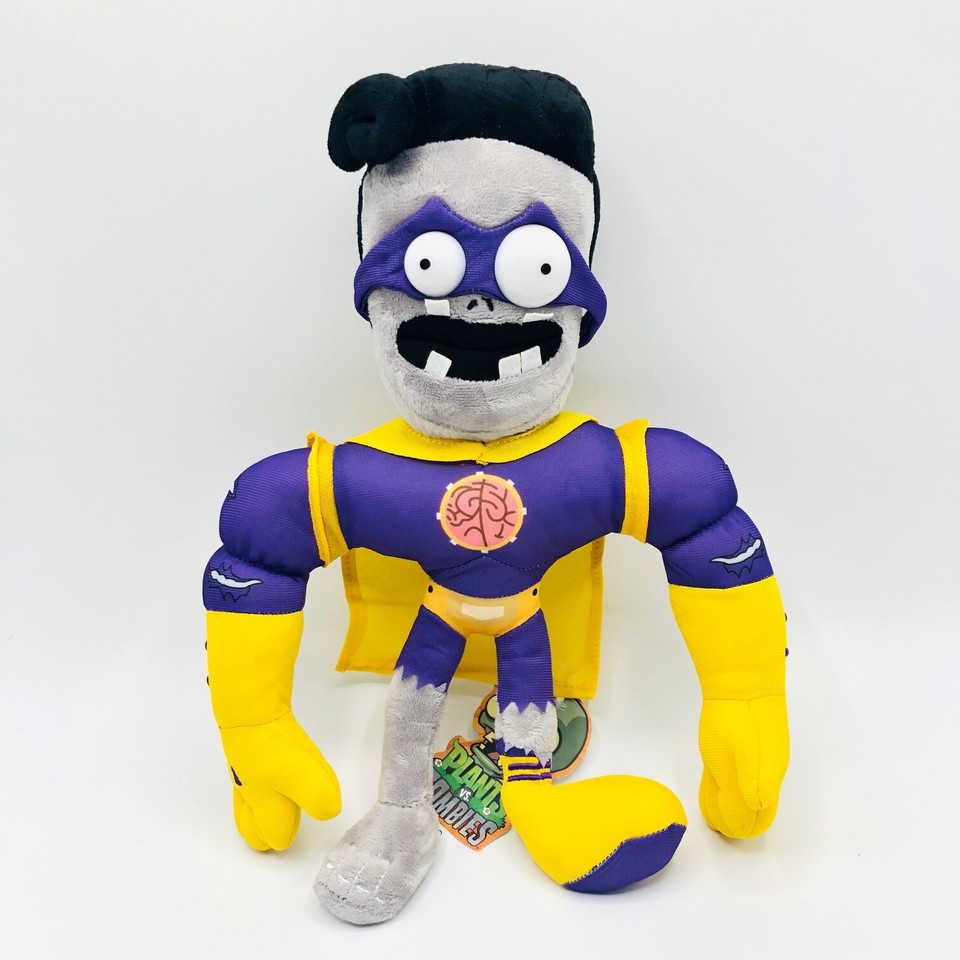 Plants vs Zombies GW2 Super Brainz PVZ Zombie Plush Toy Stuffed Soft