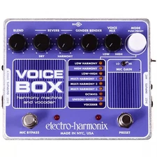 Electro-Harmonix EHX Voice Box Vocal Harmony Machine Vocoder Effects Pedal