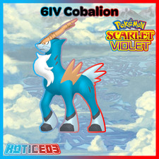 6IV COBALION ⚡ Pokemon SCARLET and VIOLET - Indigo Disk DLC Legend - lv100 + EVs