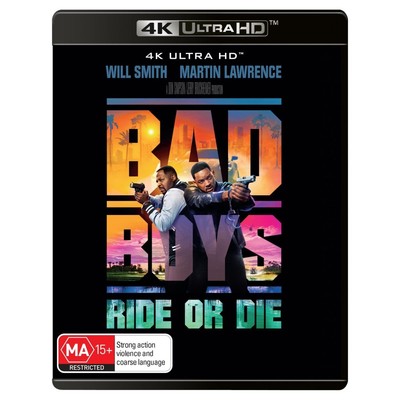 Bad Boys: Ride or Die 4K Ultra HD | Will Smith, Martin Lawrence | Region Free