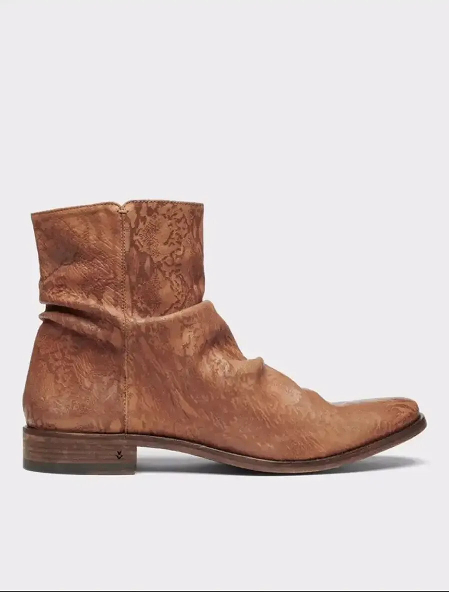 John Varvatos Morrison Snakeskin Boot Size 8.5 John Varvatos Richards Sharpei Snakeskin Boots - Black Boots  main image 3