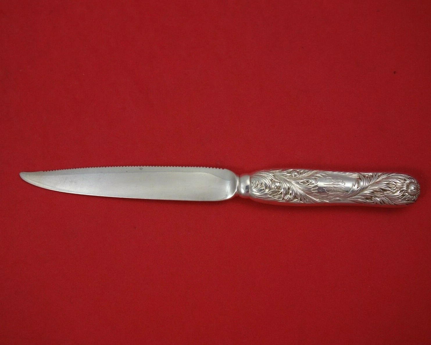 Chrysanthemum by Tiffany Sterling Silver Citrus Knife Serrated HHAS Wide Pointed