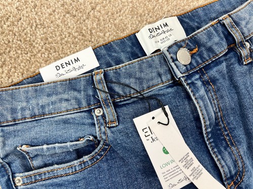 Miss Selfridge Emily High Rise Skinny Ankle Grazer Dark Blue Jeans Uk 14 W32 L32 - Foto 5 di 7