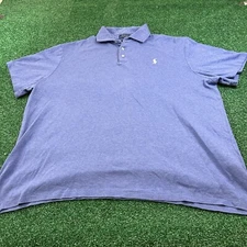 Polo Ralph Lauren Polo Shirt Mens Extra Large Blue Short Sleeve Classic Fit Work