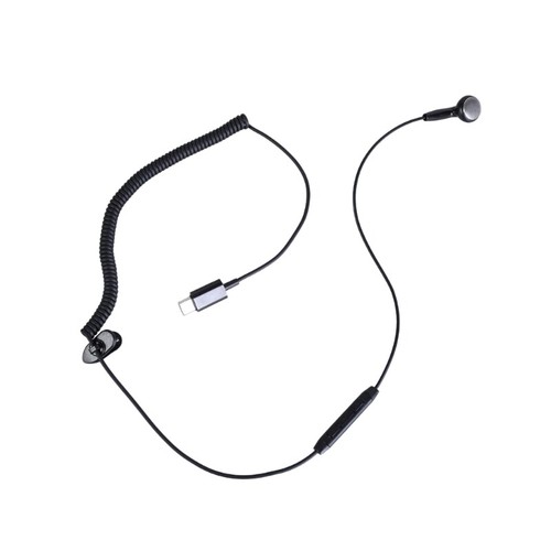 USB Type C Spring Digital Single Side Earphones for Driving with Call and - Picture 7 of 8