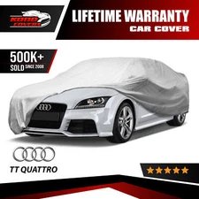 Audi A4 Quattro 5 Layer Car Cover Fitted Water Proof Outdoor Rain Snow Sun Dust
