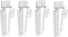 4x Replacement Fridge Freezer Door Slider Brackets for AEG Zanussi