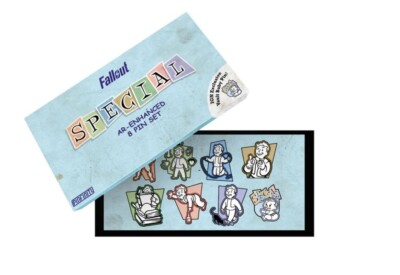 Fallout 4 76 Special Stats Enamel Pin Pinfinity Box Set [8] Vault Baby Official