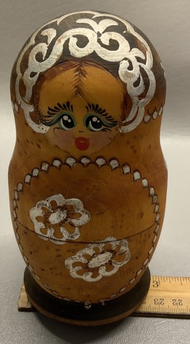 Vintage Wood Burned Nesting Russian Dolls (5) - Picture 10 of 11