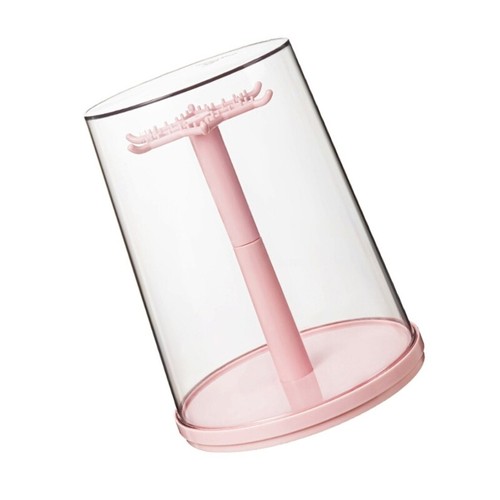 Clear Collectible Rotating Display Case With Secure Slotted Base And Dustproof - Zdjęcie 10 z 11