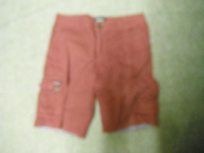 Firetrap Jeansshorts Taille 38'' Bein 12'' verwaschen weinrot Herren Jeansshorts