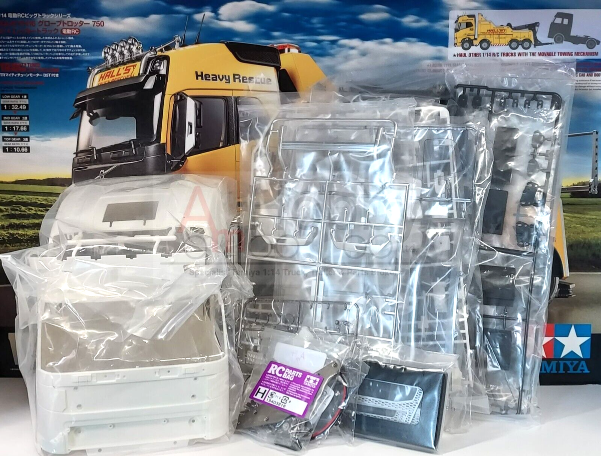 1/14 Tamiya Volvo FH16 Globetrotter 750 56362, Full Cab Bundle