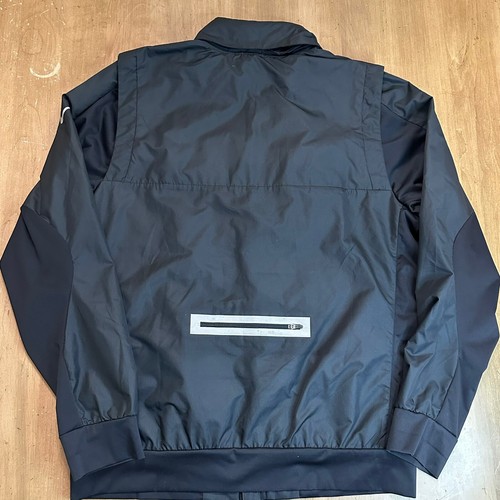 Nike Running Men's Large Explore Storm Fit Jacket 559551 Black Performance - Picture 9 of 11