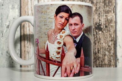 Personalisierte Tasse Foto Wunschtext Zauber Collage Kaffee Tee Tasse Danke Geschenke 