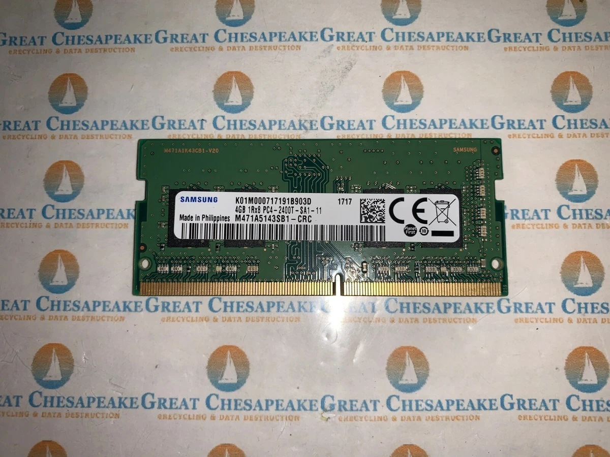 Samsung DDR4 SDRAM 4 GB Capacity per Module Memory (RAM) for sale