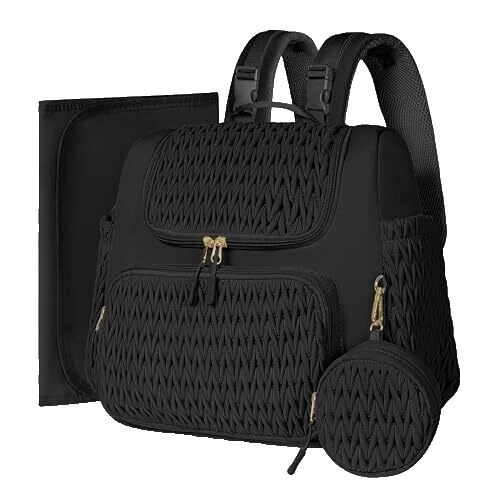 Negro Pequeño Pañal mochilas