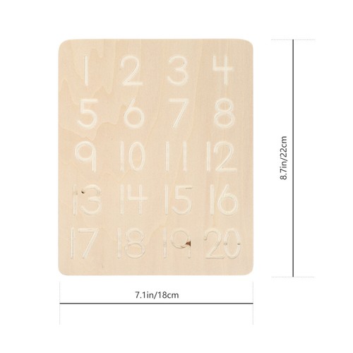 Kalligraphietafel Vorschule Lernspielzeug Für Kinder Zahlentafel - Bild 11 von 12