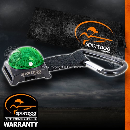 SportDOG Locator Safety Beacon Green Dog Collar Light Walking Hunting