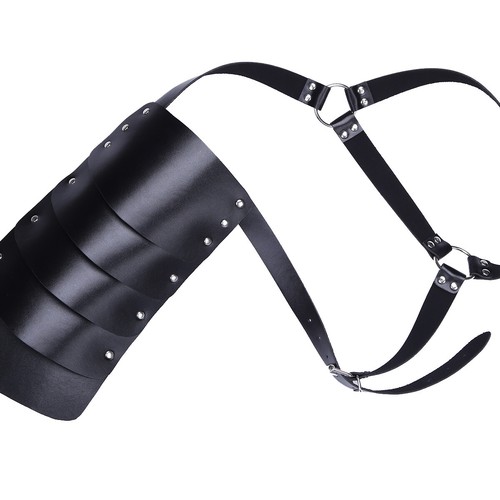Herren Leder Körper Brust Halb Harness Gürtel Verstellbare Träger Clubwear Kostüm - Bild 67 von 101