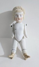Vintage bisque doll miniature jointed 4 1/2"
