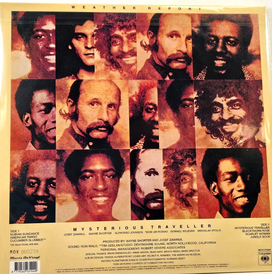 Weather Mysterious Traveller Limited blue numbered LP Album vinyl record - Image 3 of 4