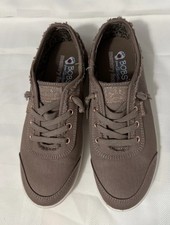 Skechers BOBS Women  s Canvas Slip On Sneakers Size 6 Memory Foam