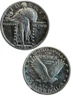 1923 Standing Liberty Quarter AU Plus. Nice Tone