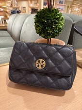 Tory Burch Willa Small Shoulder bag black/Gold, Style 148243, New With Tag