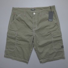 True Religion Men's Cargo Shorts 108056 Kalamata 12" Inseam Loose Waist