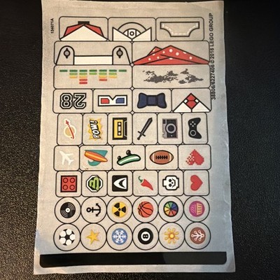 LEGO STICKER SHEET 41597 Go Brick Me BrickHeadz Stickers Decals
