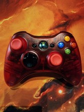 Upgraded Xbox 360 Custom Red Controller    Gi...