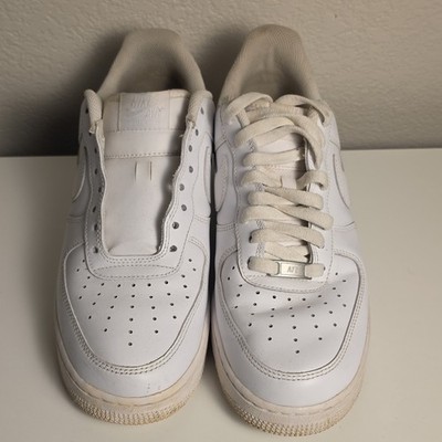 Nike Air Force 1 '07 Low Triple White Leather Men's Sneakers CW2288-111