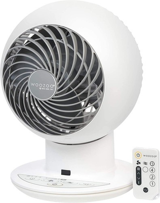 #ad #ad Woozoo 5 Speed Oscillating Fan with Remote Control White Customer return $32.99