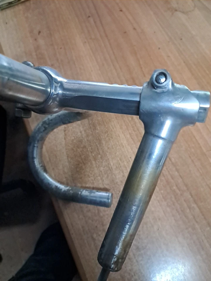 Manubrio  Corsa AMBROSIO CHAMPION Pipa Brevettato Pista  Piega Epoca anni '50  - Immagine 4 di 4