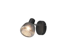 Trio Leuchten Spot Tarifa E14 Schwarz Matt Metall/Glas Spot