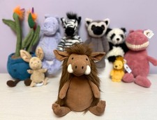 Jellycat Extremely Rare Retired Jackadee Warthog, Brand New With Tags, Genuine