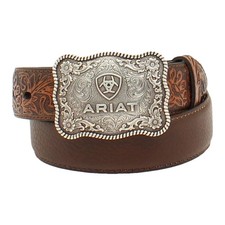 Ariat Boys Leather Belt W/ Buckle - Accessories Belt Kids - A1301002