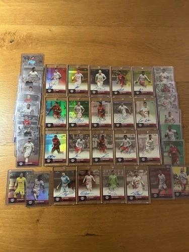 Topps RB Leipzig Chrome 2022-23 On Card Auto Lot Parallels Olmo Gvardiol Orban