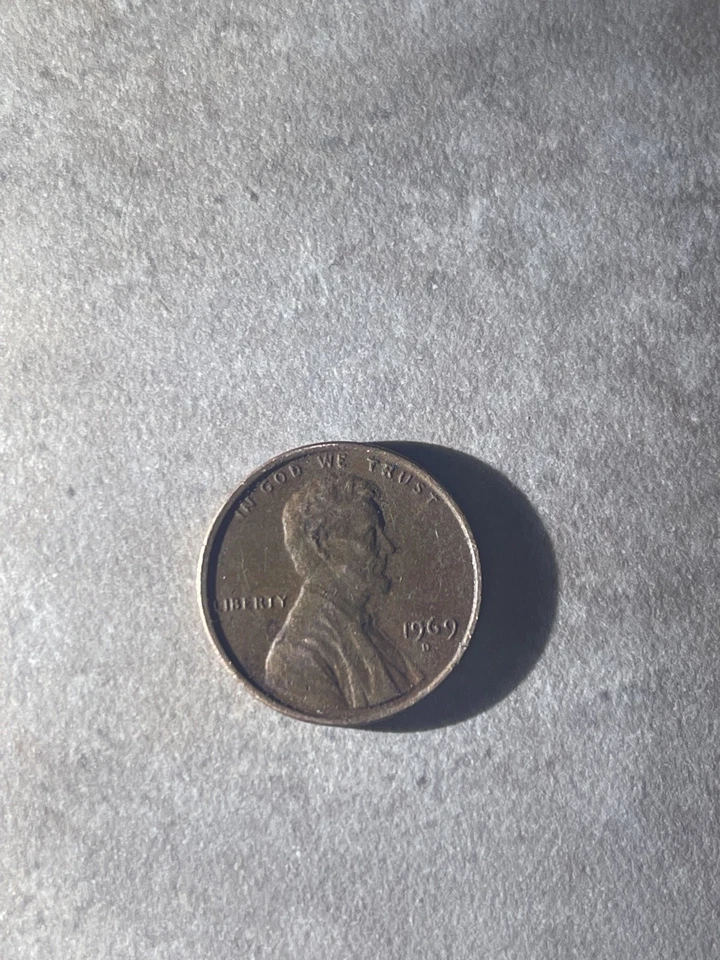 1969 D Lincoln Penny No FG ERRORS - Image 2 of 4