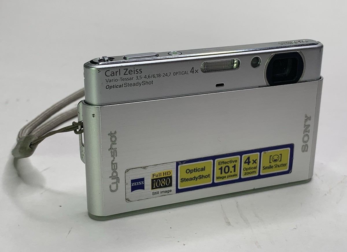 【動作品・特典有】Sony Cyber-Shot DSC-T77 SILVER Sony Cyber-shot DSC-T77 10.1MP 4X Zoom Digital Camera Silver | eBay