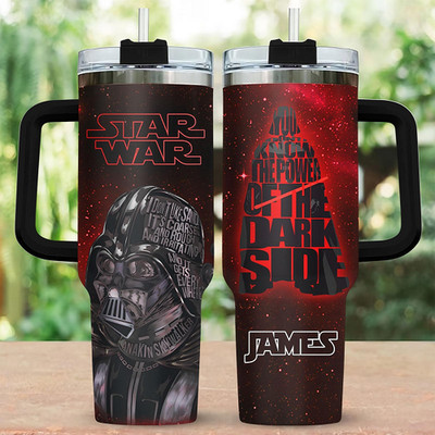 Custom Darth Vader Tumbler 40 Oz, Star Wars Tumbler , Movie Theme Tumbler.