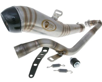 Auspuff TURBO KIT GP Line kompatibel für Honda MSX / Grom 125 Ersatz Moped Abgas